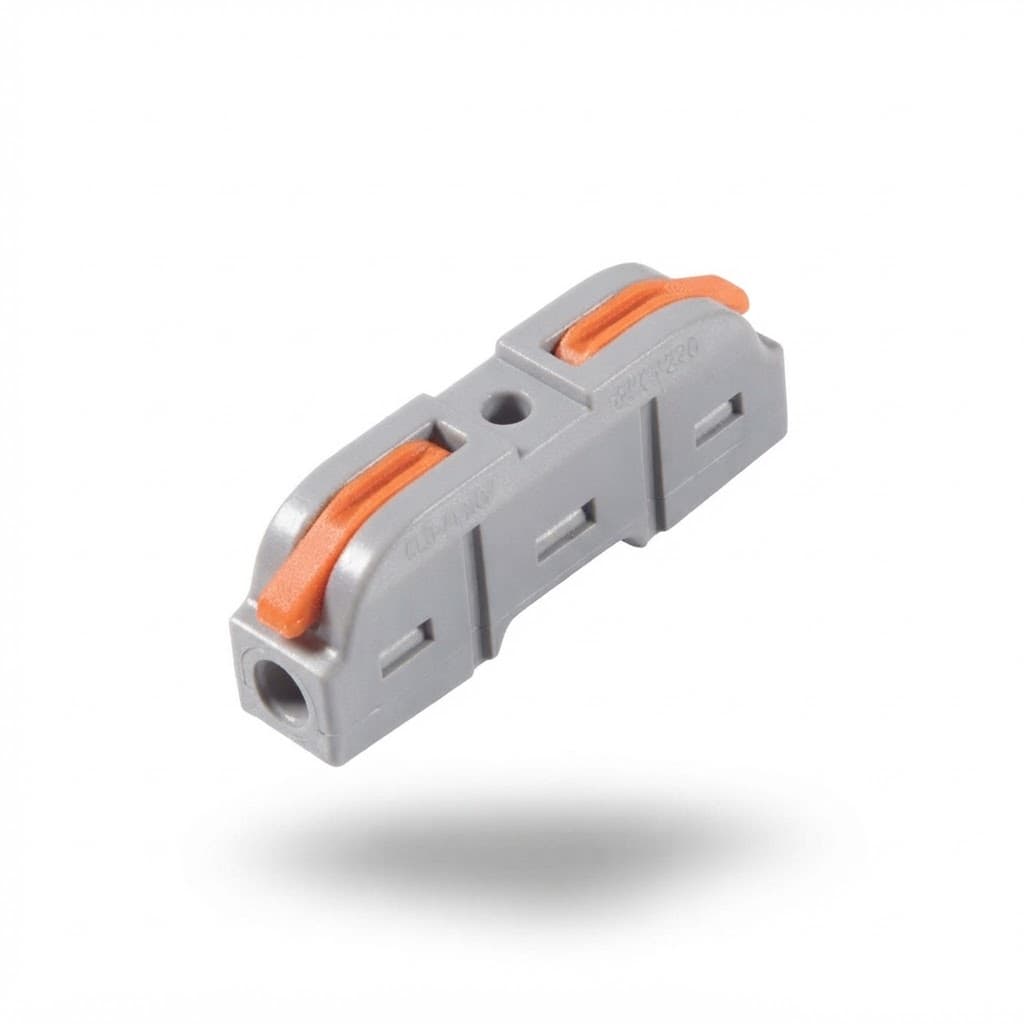 PCT-221 Quick Wire Connector 2 Terminal 1 In-1 Out Lever Wire Connector