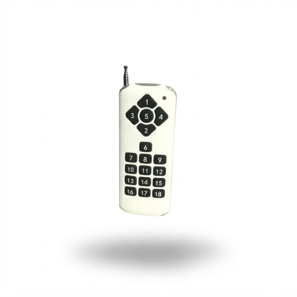 Rf 433 mhz 18 Button White Remote with Ev1527 Learning Code