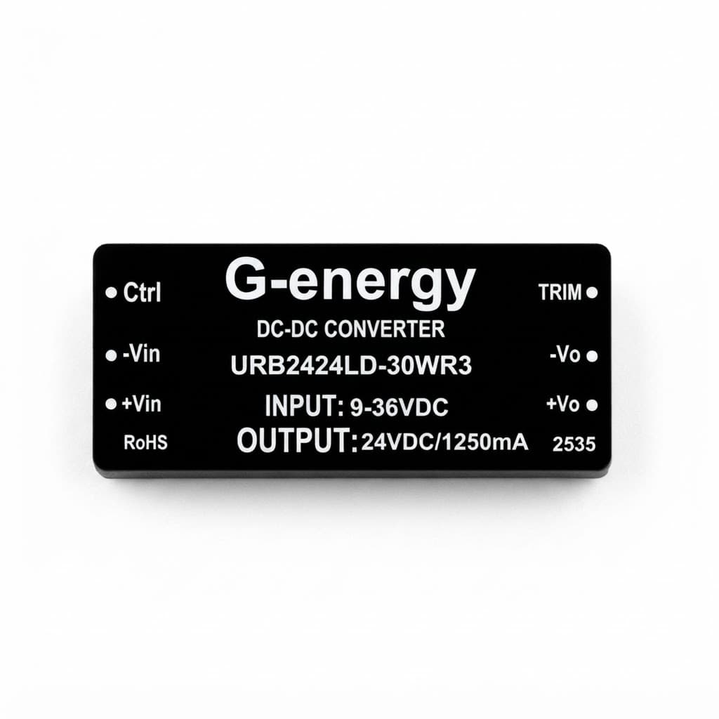 URB2424LD-30WR3 24V To 24V 30W 1.25A Isolation Voltage 1500VDC