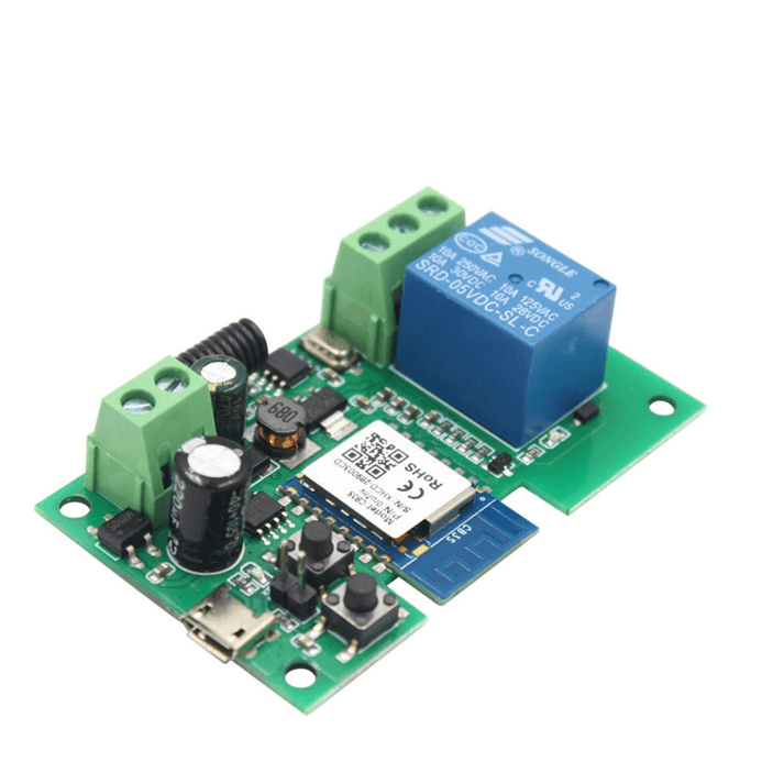 SmartSwitch Pro β 1-Channel WiFi Relay Module with Momentary/Inching Mode